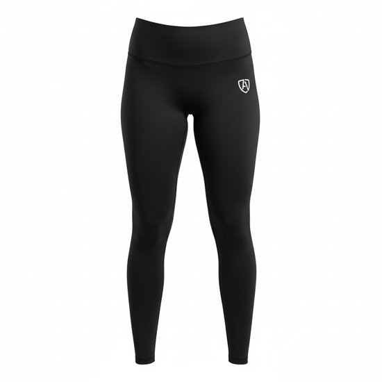 Dames High Waist Sportlegging – Aansluitende Pasvorm & Stretch - Bordeaux rood - M van Merkloos