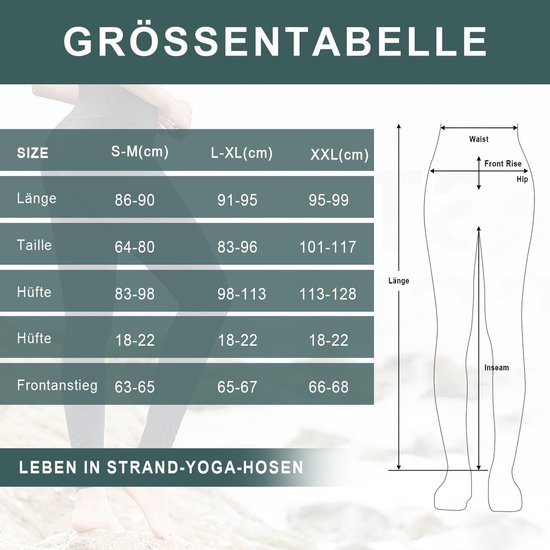 Dames Hoge Taille Leggings voor Sport en Yoga - Ademend en Comfortabel Sportbroekje