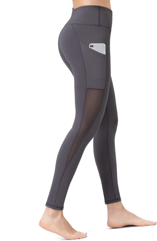 Dames Hoge Taille Sportlegging met Zakken - Squat Proof Yoga en Fitness Legging van Merkloos