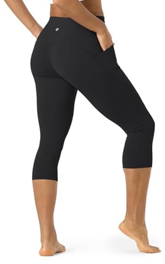 Dames Hoge Taille Sportshorts voor Yoga en Fitness met Zakken