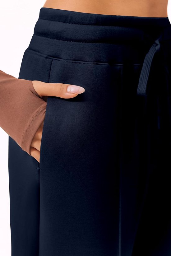 Dames Joggingbroek Hoge Taille Met Wijde Pijpen - Sportieve Trainingsbroek