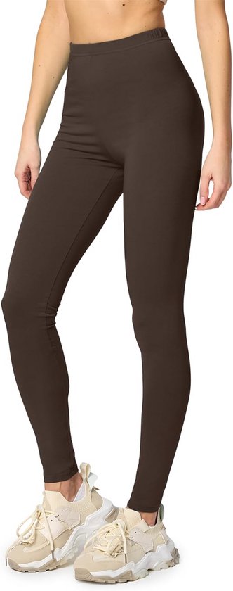 Dames Lang Legging Katoen Met Hoge Taille Comfortabel