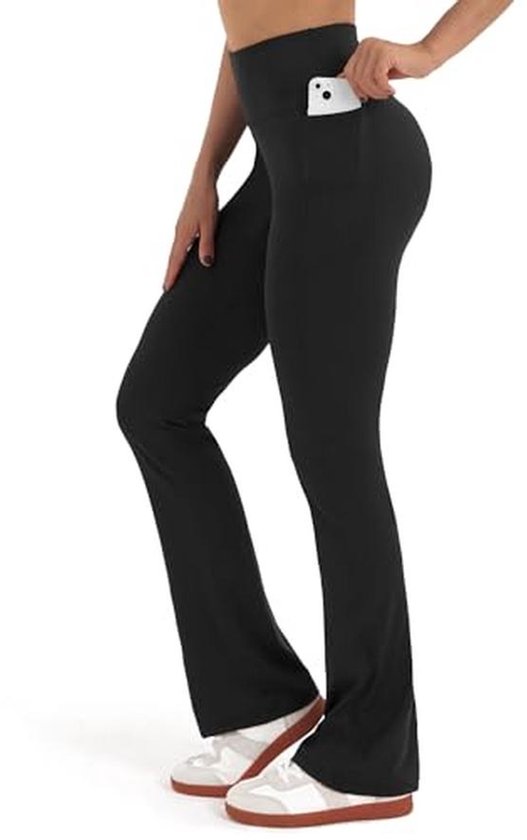 Dames Lange Leggings voor Yoga en Fitness - Opaque Bootcut Jazz Pants