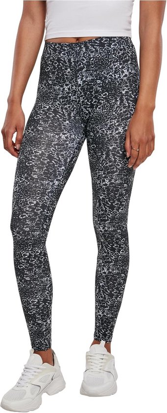 Dames Legging met All-over Print - Comfortabele Stretch Jersey en Hoge Taille