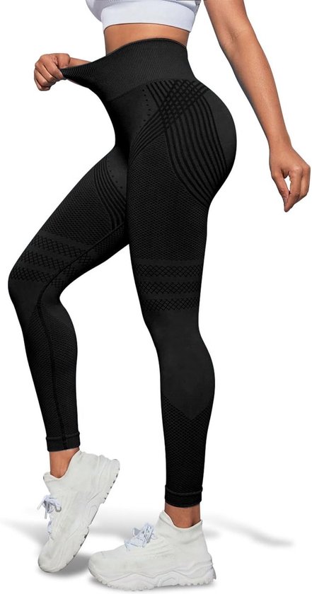 Dames Leggings voor Anti-Cellulite met Hoge Taille, Compressie en Booty Lifting Effect voor Yoga en Sport
