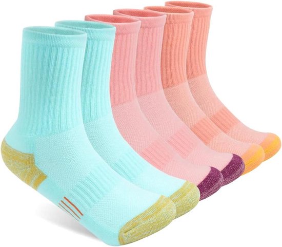 Dames sokken: 3-pack katoenen wandel-, trekking- en hardloopsokken