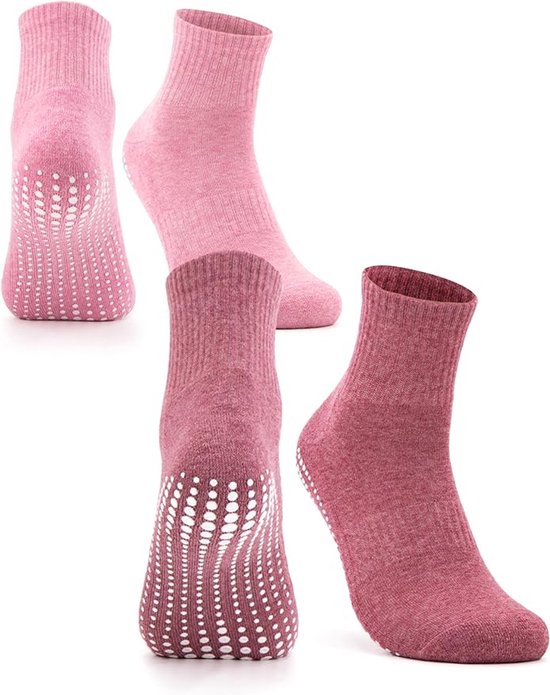 Dames Sokken Katoen – 2 Paar – Comfortabele Sport & Daily Socks – Ademend & Zacht – Voor Werk, School en Dagelijks Gebruik van Merkloos