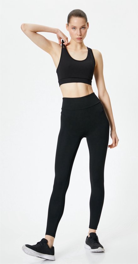 Dames Sport Legging Eva / Zwart / maat L van DAM