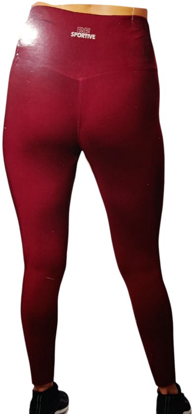 Dames sportlegging - MAAT M - bordeauxrood - lang van DAM