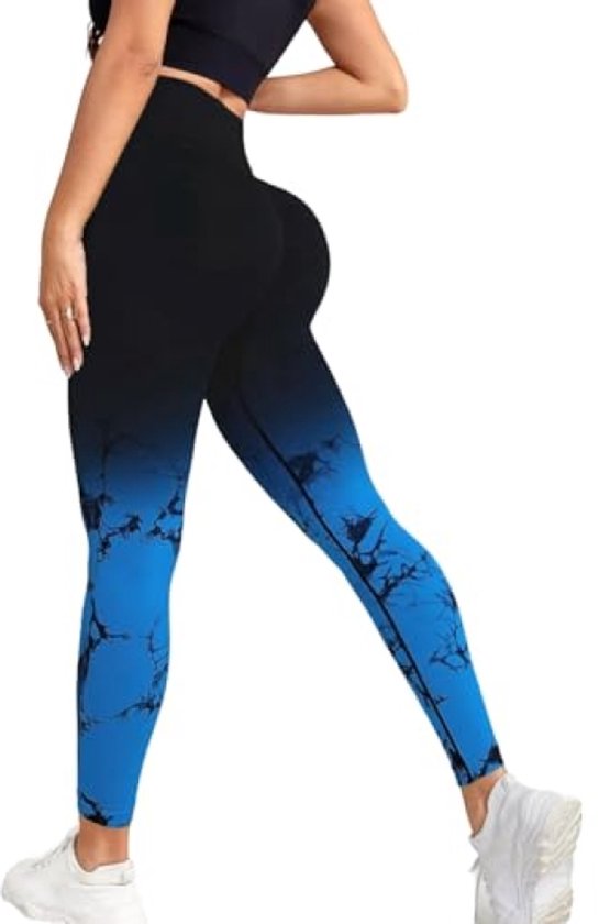 Dames sportlegging met hoge taille - vormgevend en ondoorzichtig - voor yoga en fitness