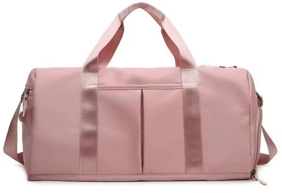 Dames Sporttas Roze met Schoenenvak - Weekendtas - Reistas