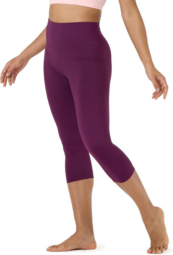 Dames Trainingsshorts Hoge Taille met Zakken - Flexibele Yoga & Sportlegging