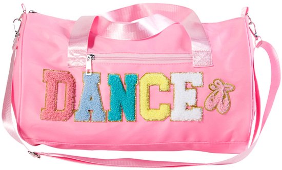 Dans-/ballettas voor meisjes - Sport- en fitnesstas - Reistas voor overnachtingen - Leuke dans- en workouttas - Schattige kindertas - Geschikt voor danseressen, meisjes, tieners, studentatleten, watermeloenrood, danstas van Vooray