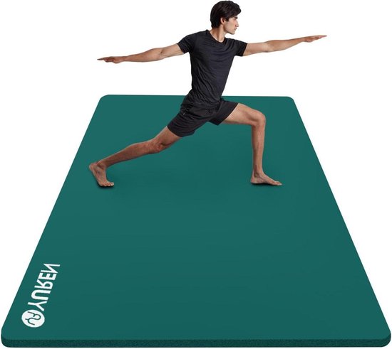 Dikke 15mm Fitness Mat 185×90cm Breed Pilates Mat voor Thuis Fitness - Mat voor Yoga Cardio Training Gymnastiek Yogamat van ACHTERAF BETALEN.