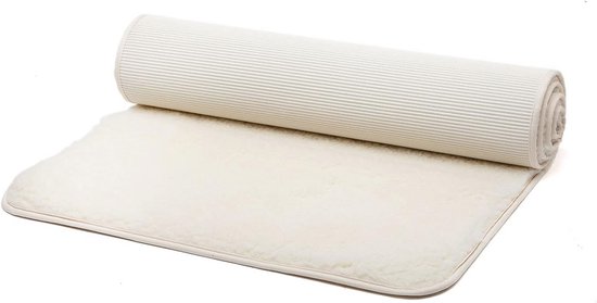 Dikke Scheerwollen Yogamat 200 x 75 cm - Antislip, Behaaglijk en Duurzaam van Merkloos