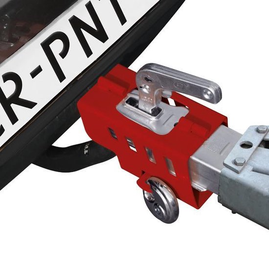 Disselslot inclusief Discusslot - Geschikt voor Caravan, Aanhanger of Trailer - Rood van ProPlus