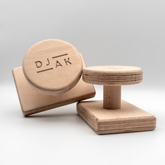 DJAK Handstand Cane Set - Ronde Houten Steunen voor Balans & Kracht Training - Push Ups - Handstand - Core Training - Home Workouts - Opdruksteunen - Buikspieren van Merkloos
