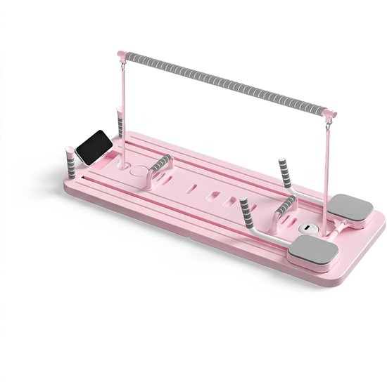 DnA® Pilates Board - Pilates Bord - Pilates Board Reformer - Roze - 106cm x 40cm x 7cm