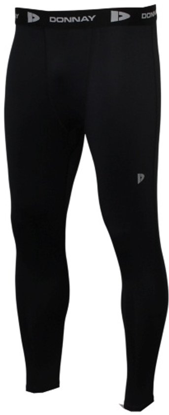 Donnay - Compressie Legging - Thermo/Sportlegging - Heren - Black (020) - maat XL van Merkloos
