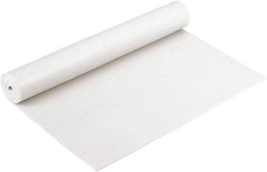 #DoYourYoga Anti-slip ECO PVC Yogamat - Annapurna Comfort - goede grip, is duurzaam en slijtvast - 183 x 61 x 0,5 cm - wit van #DoYourYoga