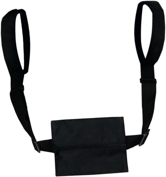 Draagband Yogamat - Matriem Yogakoord - Sporten Buiten - Verstelbaar Ontwerp - 190 cm Lengte - Zwart