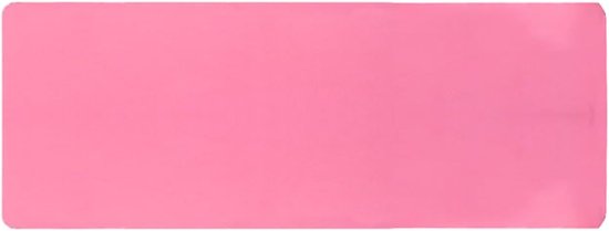 Draagbare Yogamat - Fitnessmat Oefenmat - Comfortabel Trainen - Hoge Dichtheid Schuim - 61 x 11 cm - Roze