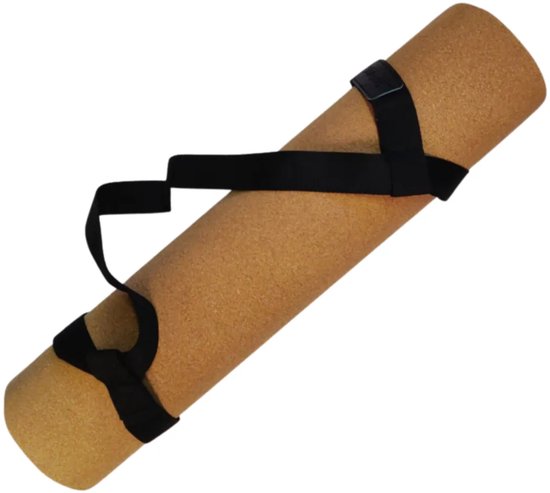Draagriem met schuifsysteem voor yogamat zwart