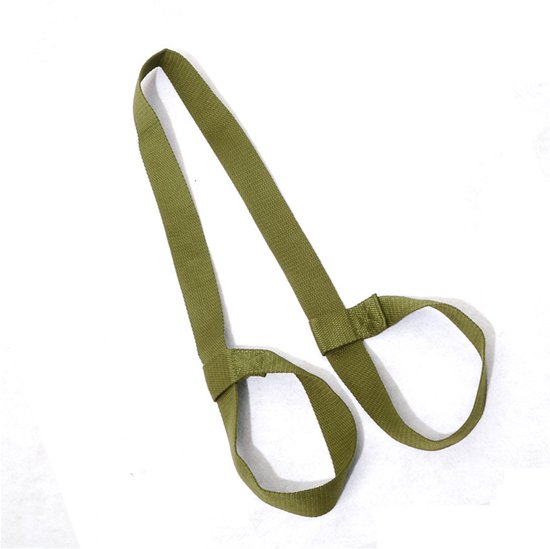 Draagriem - Verstelbaar Katoenen Riem voor Yogamat 183x3,8 cm - 1 Stuk - Voor Huis en Fitnessgroen van Merkloos