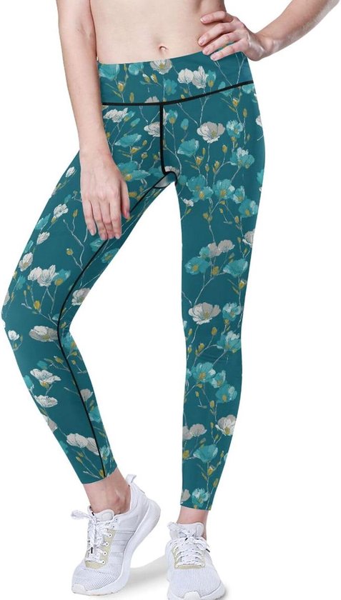 Dunne Yoga Mat - Sport Tapijt - Thuis Sporten - Antislip Natuurrubber - 26 Breed - Bloem Grafiet