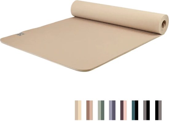 Eco Yogamat - TPE - 6mm - Sacred Sand van Gymnasticskenmerken