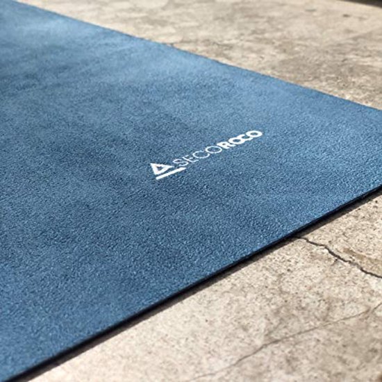 Ecologische Reis-Yogamat van Natuurlijk Rubber met Draagtas – Ideaal voor Op Reis, Hoge Slipvastheid, Lichtgewicht en Opvouwbaar