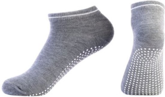 EPIN - Anti Slip Yoga Sokken - Ook Voor Pilates & Andere Sporten - Antraciet van EPIN