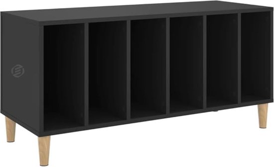 Equivera platenspeler meubel - lp kast - platenspeler kast - vinyl kast - lp meubel - platen kast van Equivera