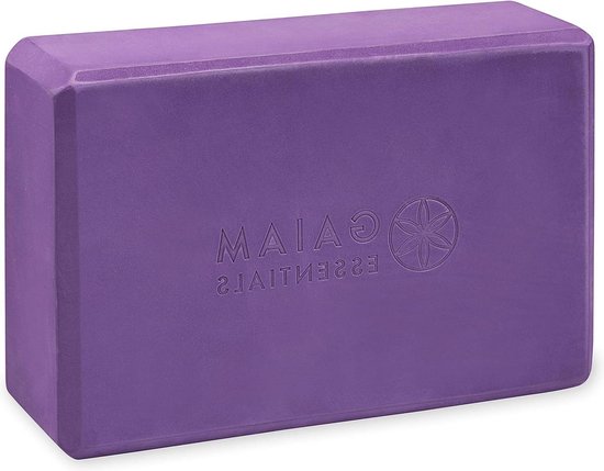 Essentials Yoga Brick - EVA Foam Block Accessoires voor Yoga Meditatie Pilates - 9" x 6" x 3" yoga block wood van Essentials