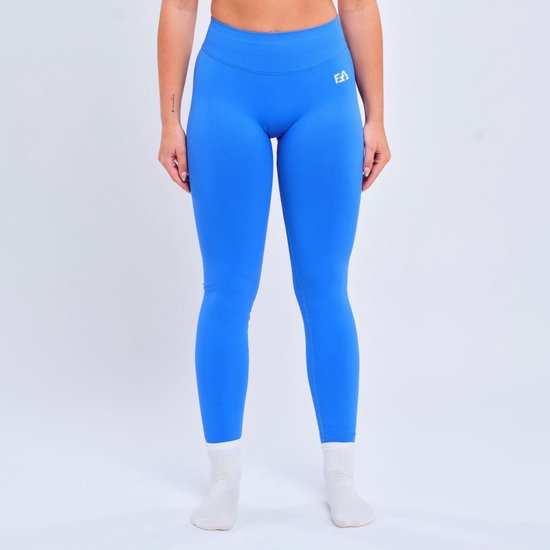 Euphoria - Sportlegging dames - Squatproof - Booty lift - Cobaltblauw - Maat S van Merkloos