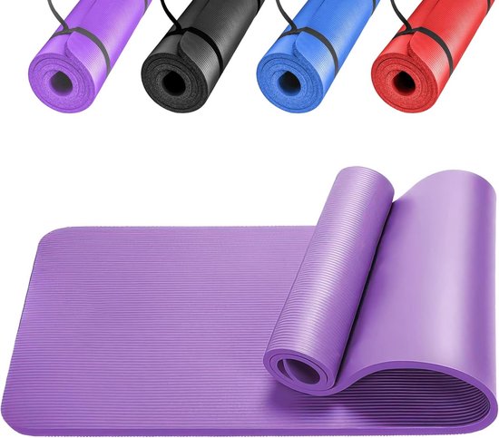 Extra dikke 10 mm yogamat antislip comfort hoogwaardig