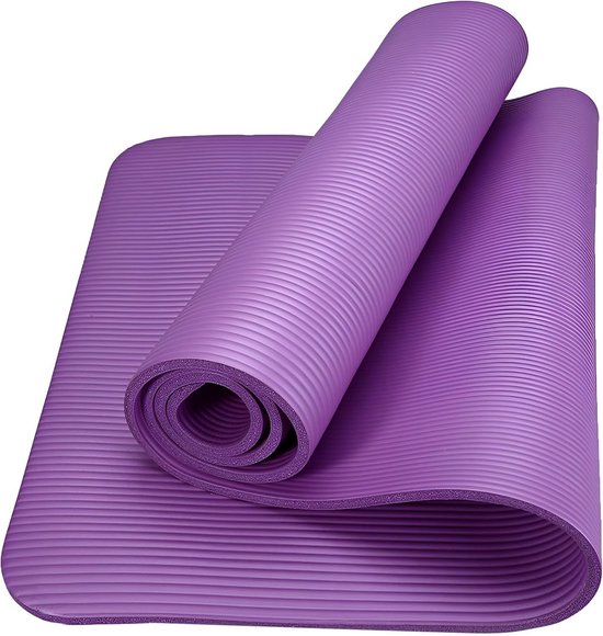 Extra Dikke 10 mm Yogamat - Antislip, Dubbelzijdig, Milieuvriendelijk Schuim voor Thuis & Reizen