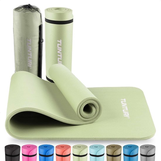 Extra Dikke Antislip Fitnessmat / Yogamat voor Yoga, Fitness en Gymnastiek (180x60x1.5 cm) van Merkloos