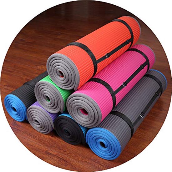 Extra Dikke Antislip Yoga Mat - 10mm Hoogwaardig voor Pilates en Oefeningen - Roze