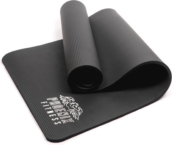 Extra Dikke Antislip Yogamat - 15 mm Multifunctionele Oefenmat voor HIIT, Training en Pilates van Merkloos
