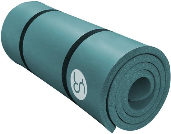 Extra Dikke Antislip Yogamat 195 x 61 x 2 cm - Multifunctionele Fitnessmat voor Yoga, Pilates en Gym van Merkloos