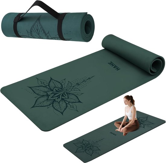 Extra Dikke Antislip Yogamat (8mm) voor Yoga, Pilates & Fitness - Schokabsorberend & Zweetbestendig