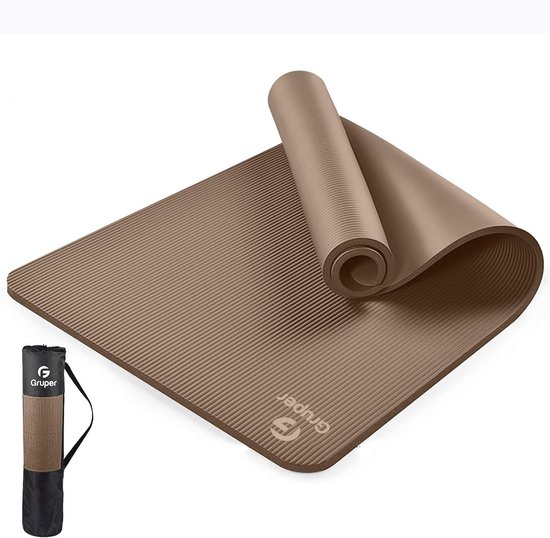 Extra Dikke Antislip Yogamat XXL (1,5 cm) - Comfortabele Fitness & Oefenmat voor Thuis - Inclusief Draagtas van Merkloos