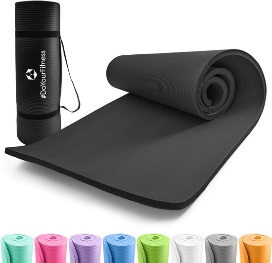 Extra dikke fitnessmat - duurzaam en huidvriendelijk - 183 x 61 x 2,0 cm