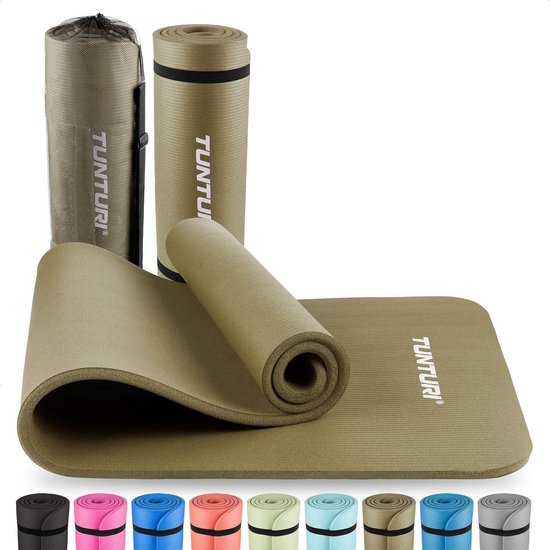 Extra Dikke Yoga- en Fitnessmat - Antislip Oefenmat voor Gym en Yoga - 180x60x1,5 cm