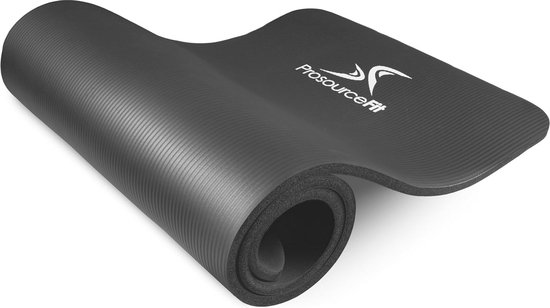 Extra dikke yoga- en pilatesmat 13 mm (180 cm) lange trainingsmat met hoge dichtheid - comfortschuim en draagriem