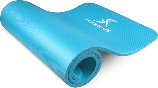 Extra dikke yoga- en pilatesmat - Comfortabele 13 mm trainingsmat met hoge dichtheid en draagriem van Gorilla Sports.
