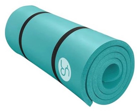 Extra Dikke Yoga Mat - 195x61 cm, Antislip Fitness Mat voor Yoga, Gym en Pilates met Tas van Merkloos