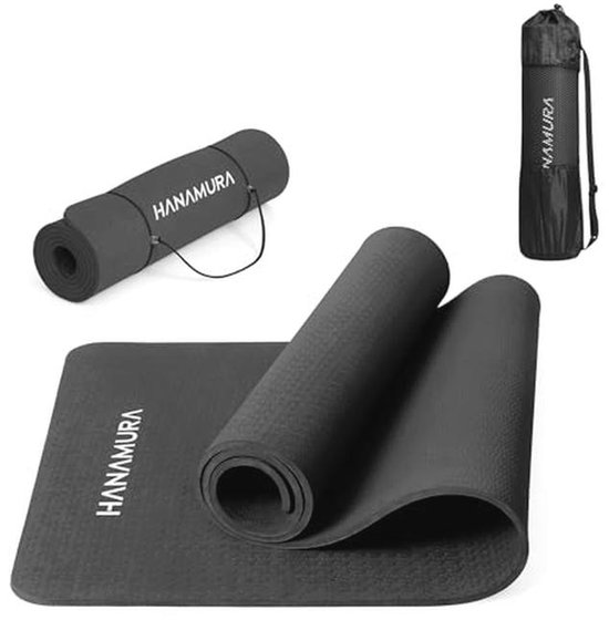 Extra Dikke Yoga Mat - TPE Materiaal - Milieu Vriendelijk - 61 x 183 cm van Merkloos