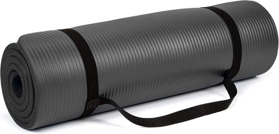 Extra Dikke Yogamat 12mm - Antislip Oefenmat 183x60cm voor Yoga, Pilates en Fitness - Comfortabel voor Heren en Dames